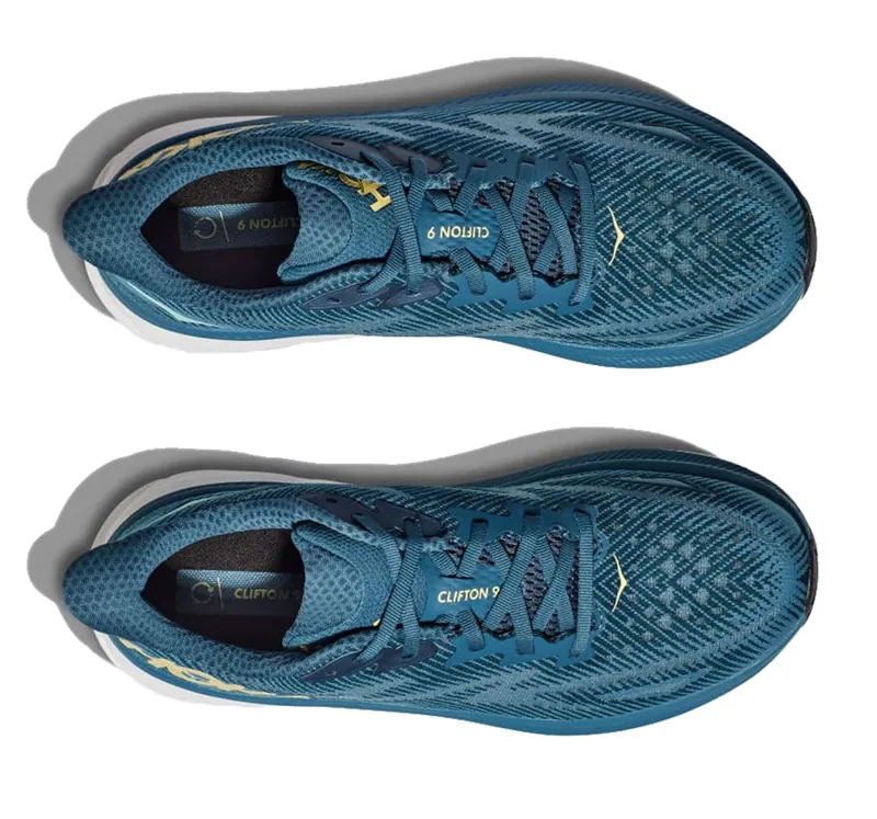  Hoka One One Men's Clifton 9 Running Shoes Midnight Ocean/Bluesteel-2